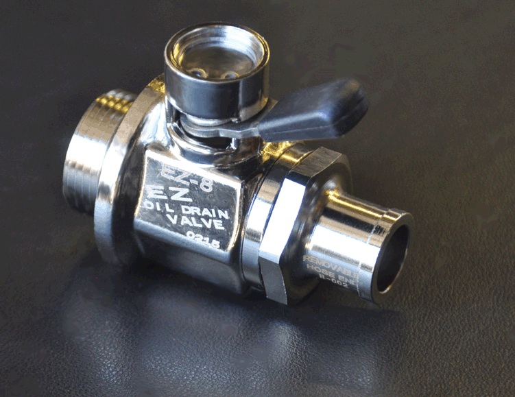 Valve with straight hose end